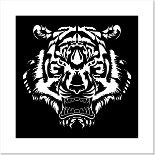 White Tiger Posters and Art